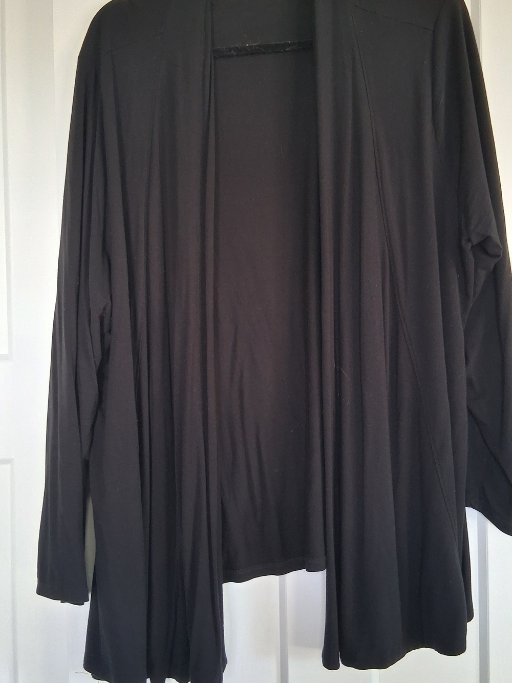 1X Penningtons Black Open-Front Cardigan Lightweight
